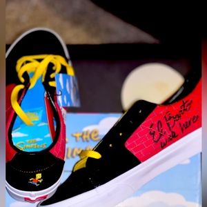 Vans - Sz 11.5 men’s - THE SIMPSONS - EL BARTO - new DS - Bart Simpson - limited